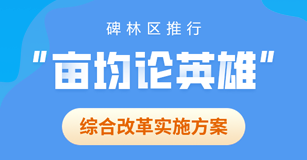 碑林區(qū)推行“畝均論英雄”綜合改革實(shí)施方案